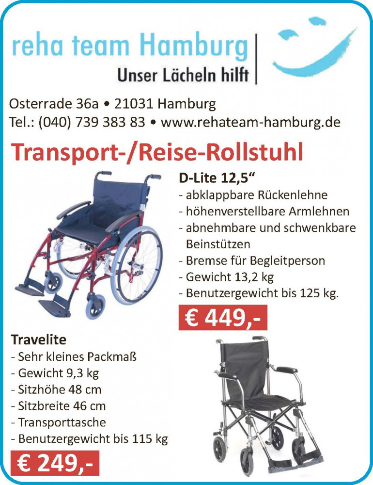 Transport-/Reise-Rollstuhl